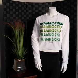 Victoria's Secret Pink Shamrock Shirt